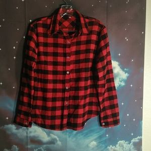 No tag plaid shirt women's size XL